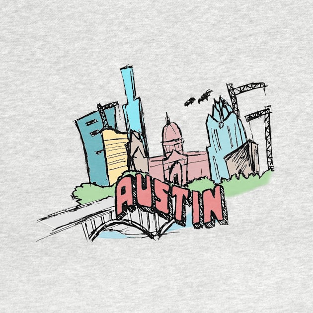 Austin Skyline by wesgentry